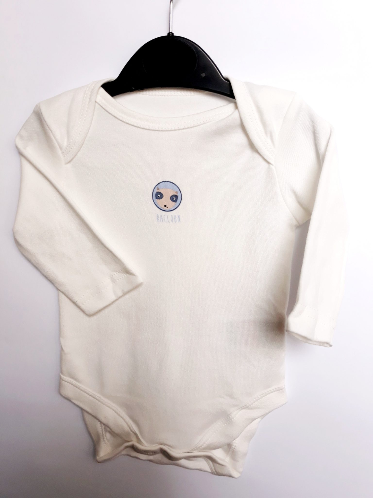 Боди белый с смайликом Mothercare