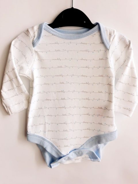 Боді для хлопчика на 0-1 місяць Mothercare