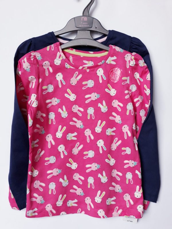 Регланчики зайчики для дівчинки Mothercare