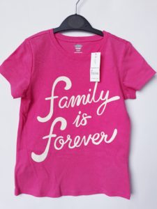 Футболка для девочки семья Old Navy