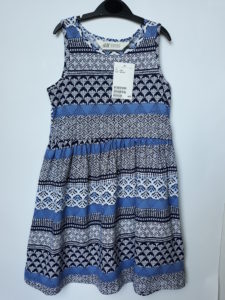 Платье сине-серое H&M