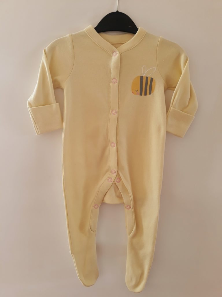 Сліп бжілка для дівчинки на 0-1 місяць Mothercare