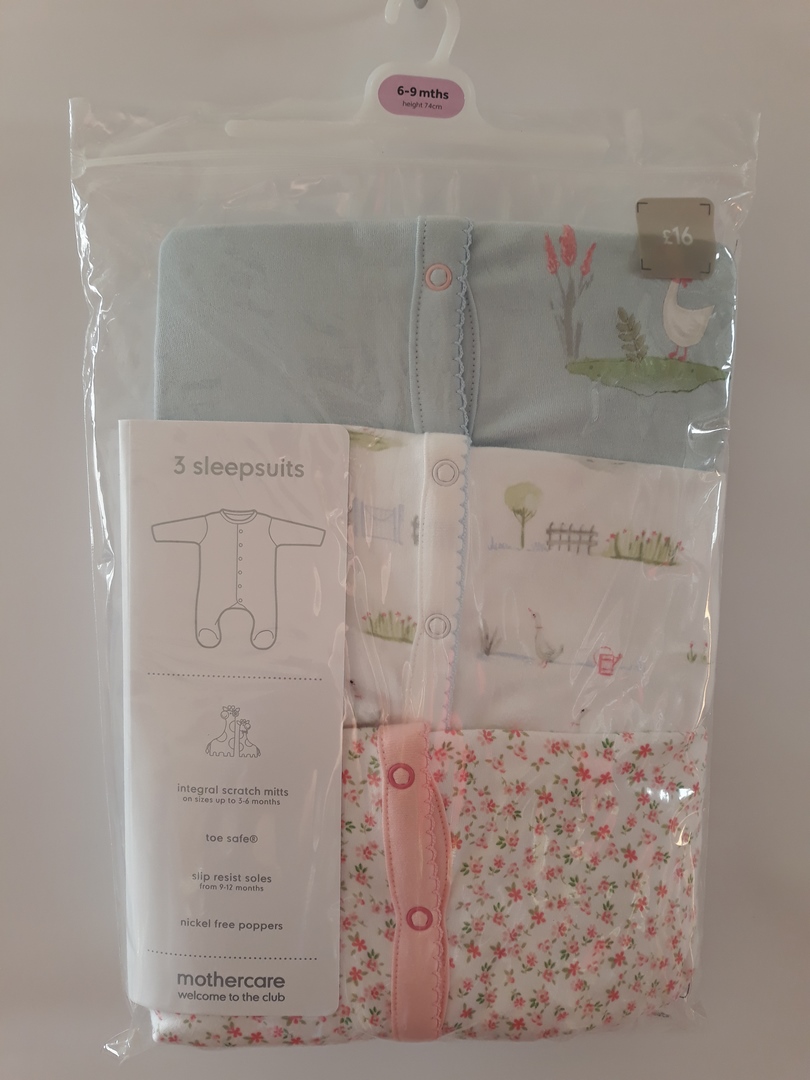 Сліпи качка для дівчинки на 6-9 місяців Mothercare — фото 1