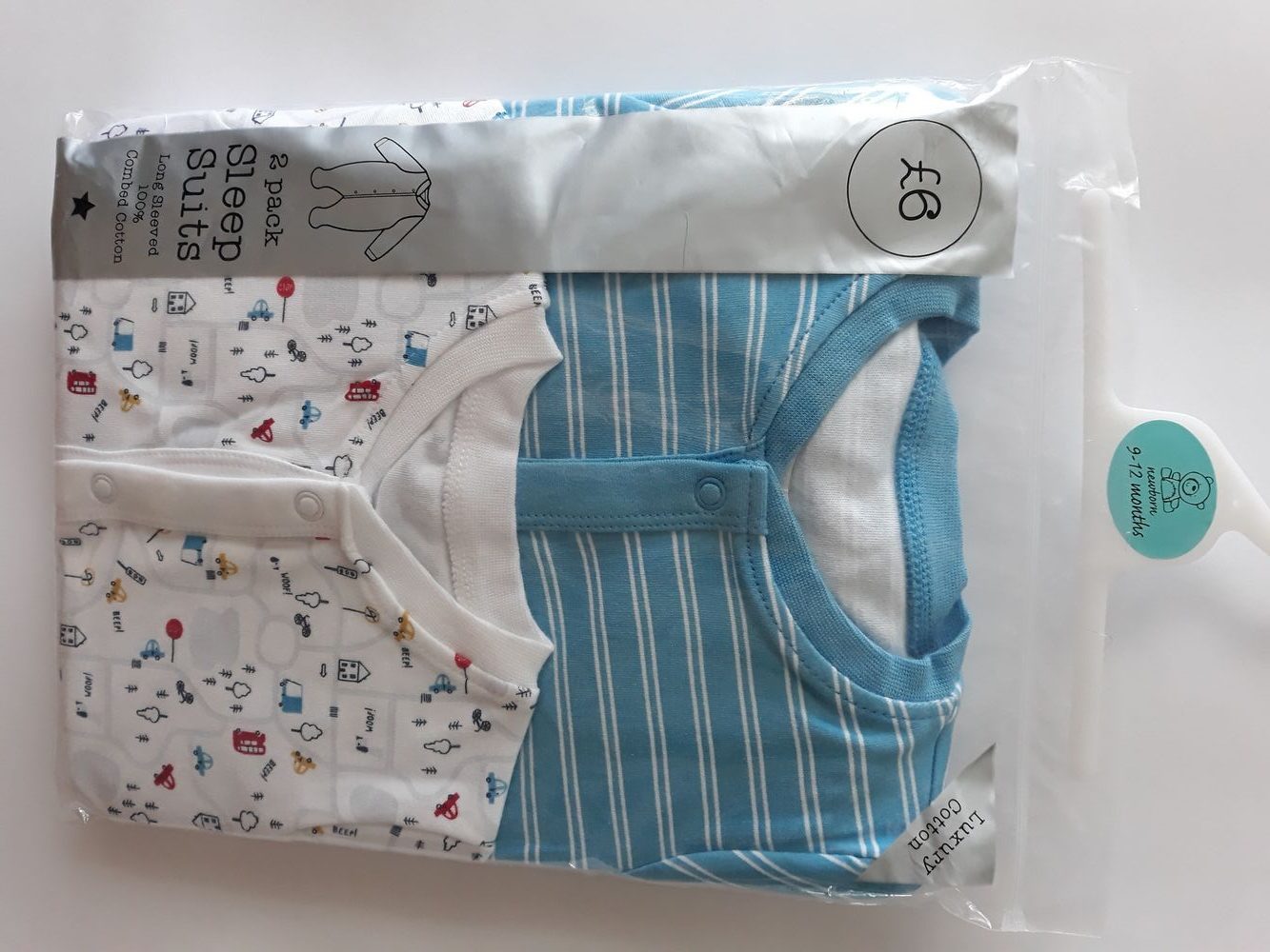 Сліпи " Маленьке місто" для хлопчика на 9-12 місяців Matalan — фото 1