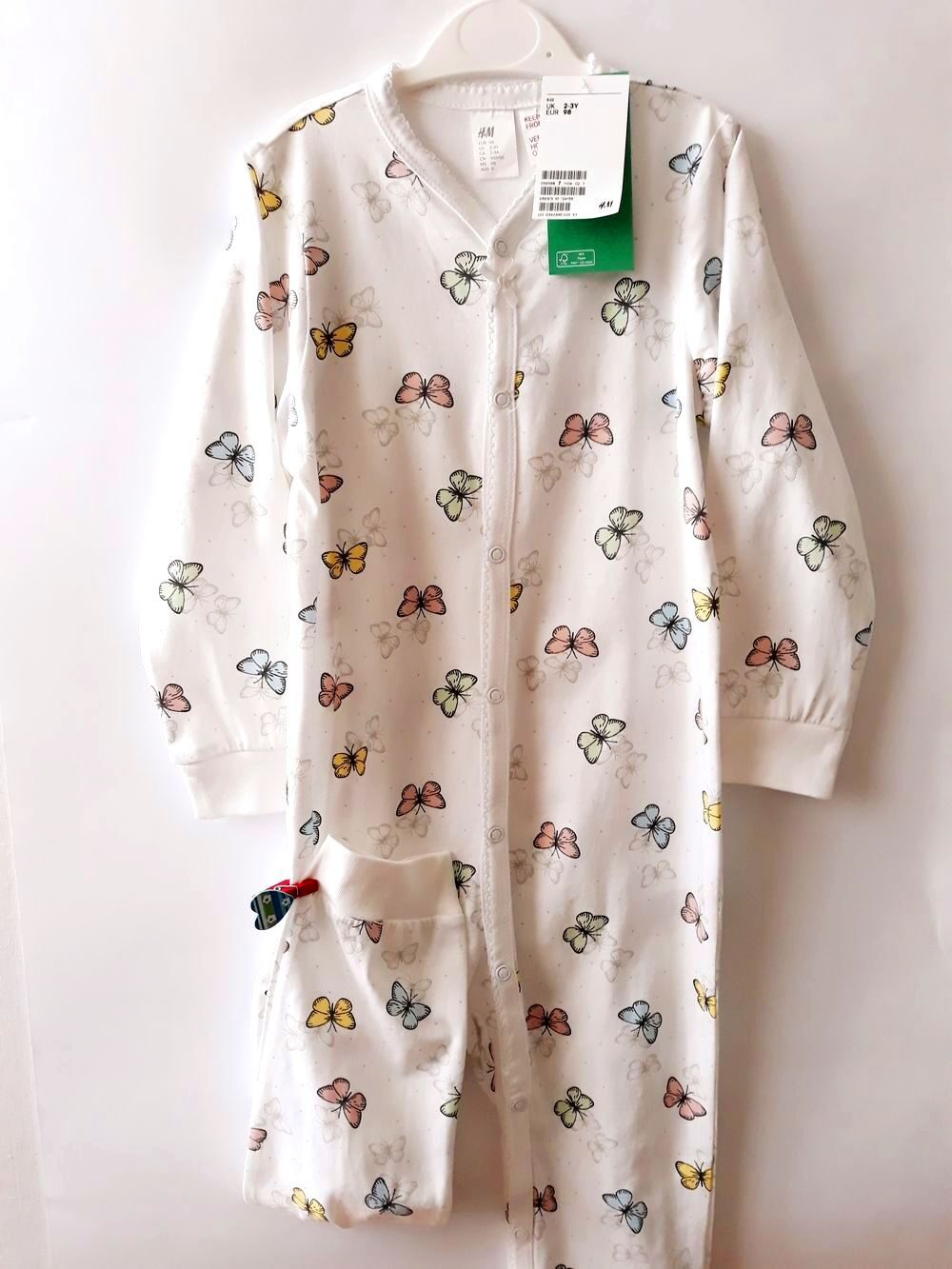 Человечек разноцветные бабочки H&M