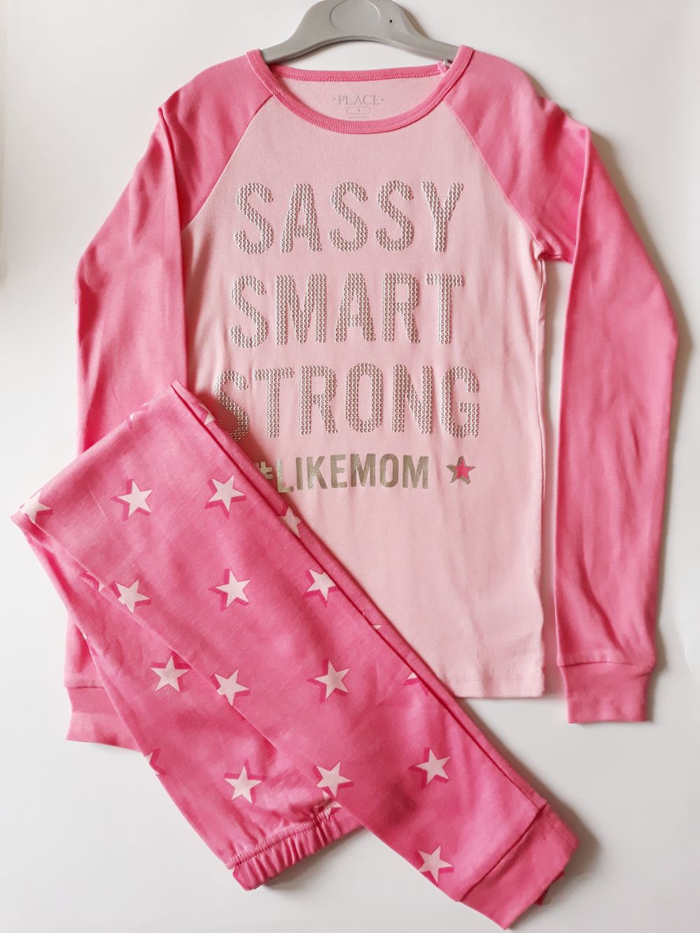 Пижами розовая "Sassy smart strong" Children place