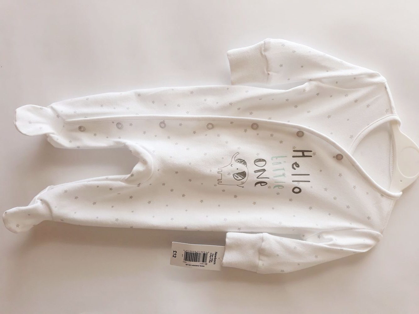 Сліп " Привіт маленький" на новонародженого Matalan