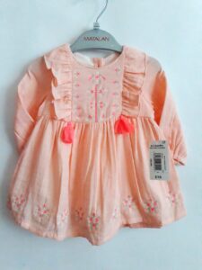 Плаття "Рожеве з квітами" для дівчинки на 0-3 місяці Matalan