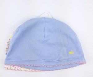 Шапочка голубая с вышевкой Mothercare