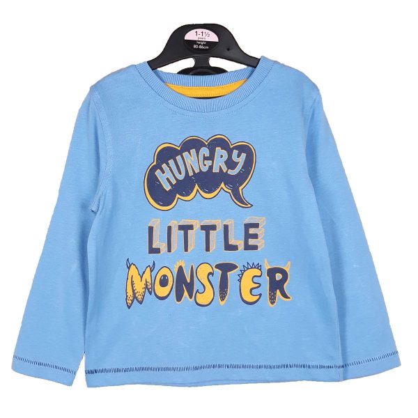 Реглан голубой "Little Monster" George