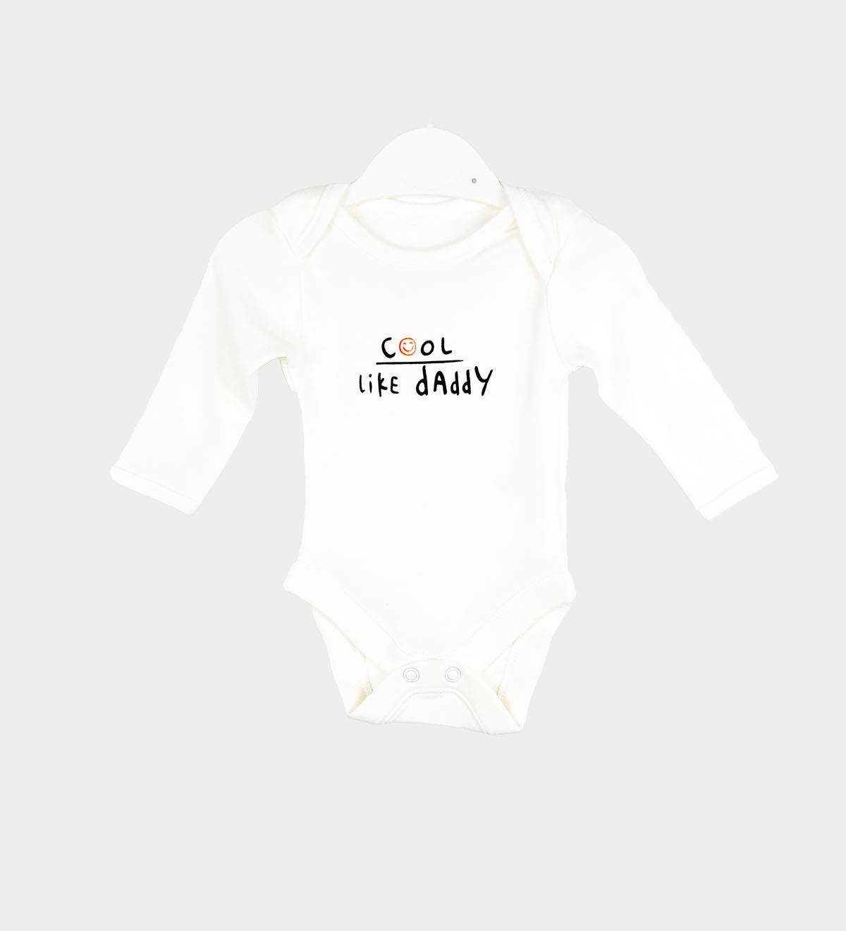Боді білий з написом cool like daddy George