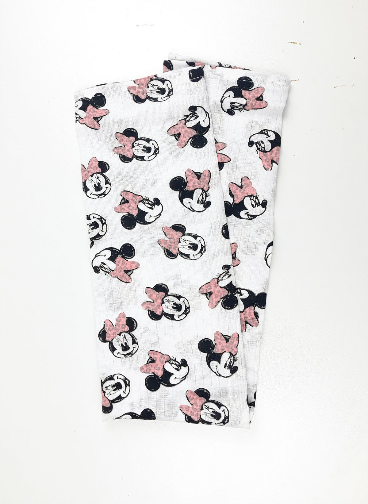 Пелюшки білі з Minni та рожевим бантом Disney George