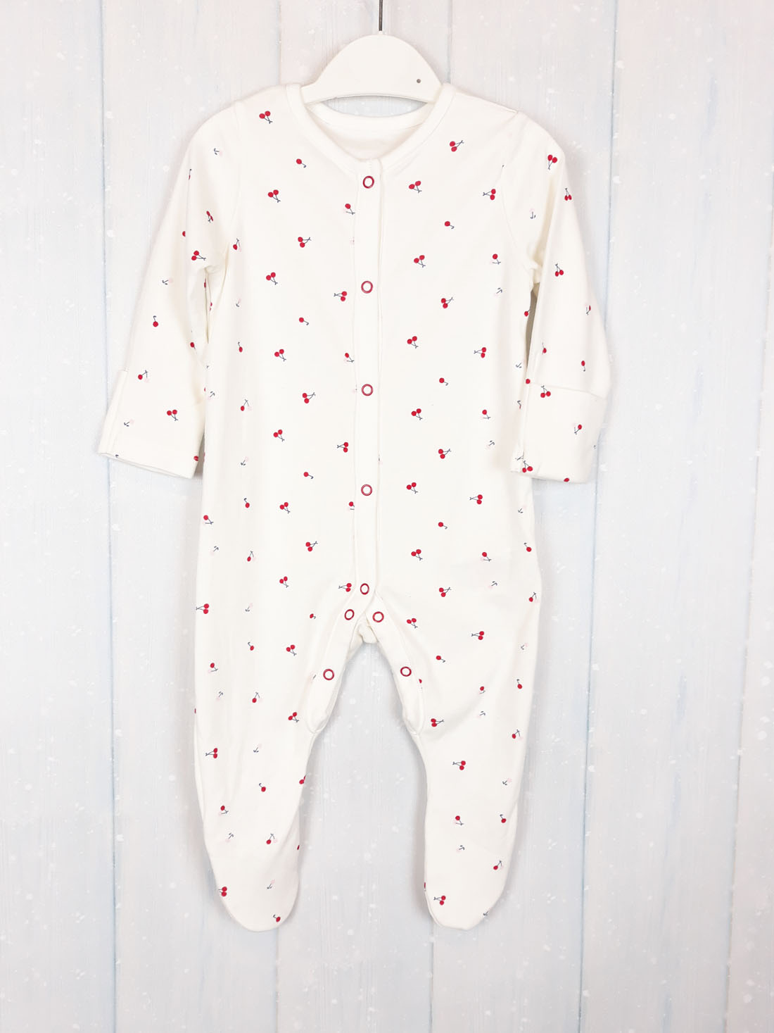 Человечек белый с вишнями Mothercare — фото 1