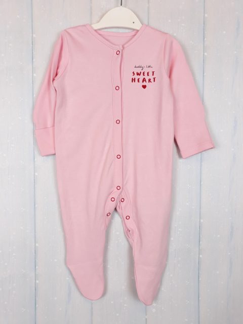 Человечек розовый с надписью Mothercare