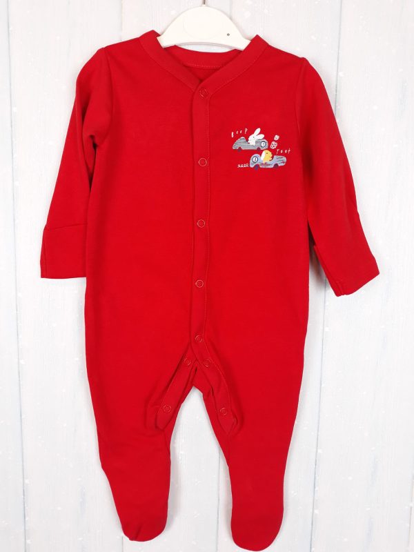 Человечек красный с машинами Mothercare