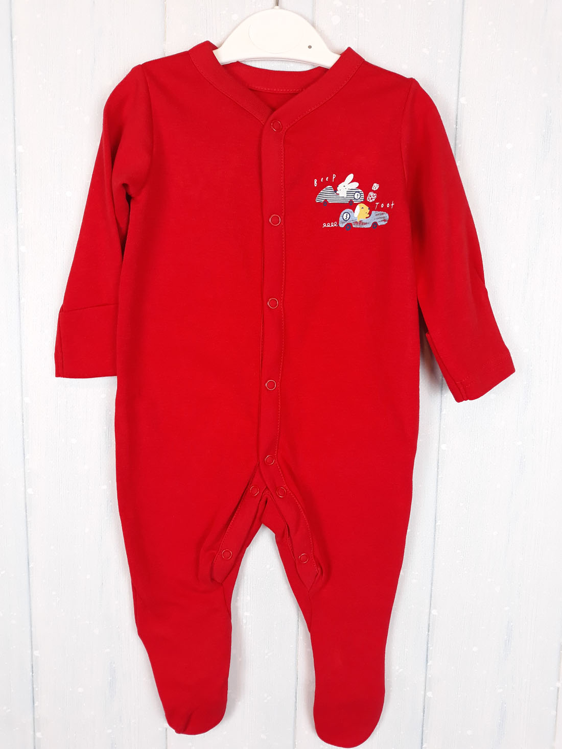 Чоловічок червоний з автомобілями Mothercare