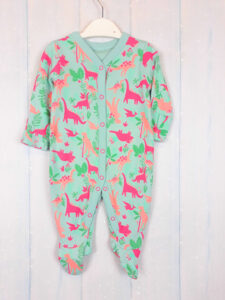 Человечек зеленый с динозаврами Mothercare