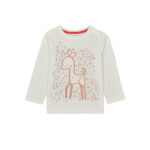 Реглан белый с оленем Mothercare
