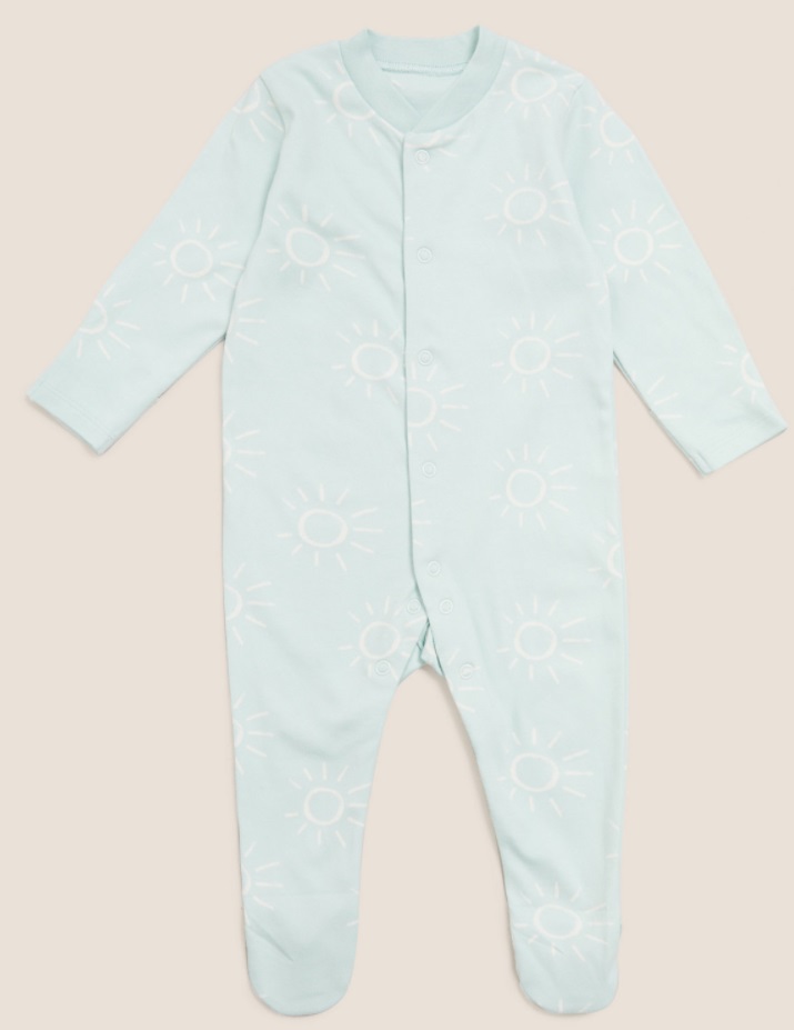 Чоловічок блакитний з сонцем M&S