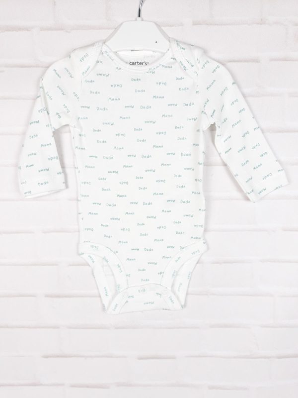 Боди з написами Мама і Тато Carter's