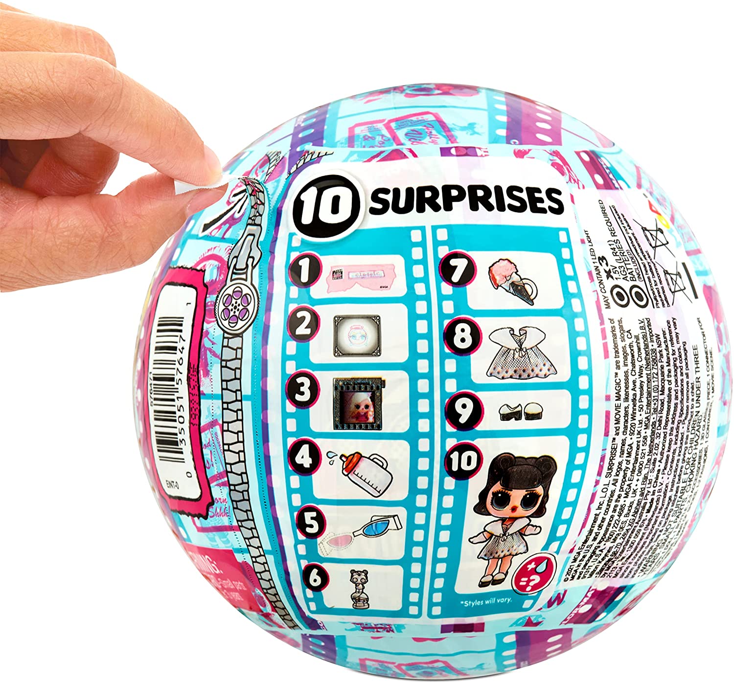Кукла LOL Surprise Movie Magic Dolls with 10 Surprises — фото 3