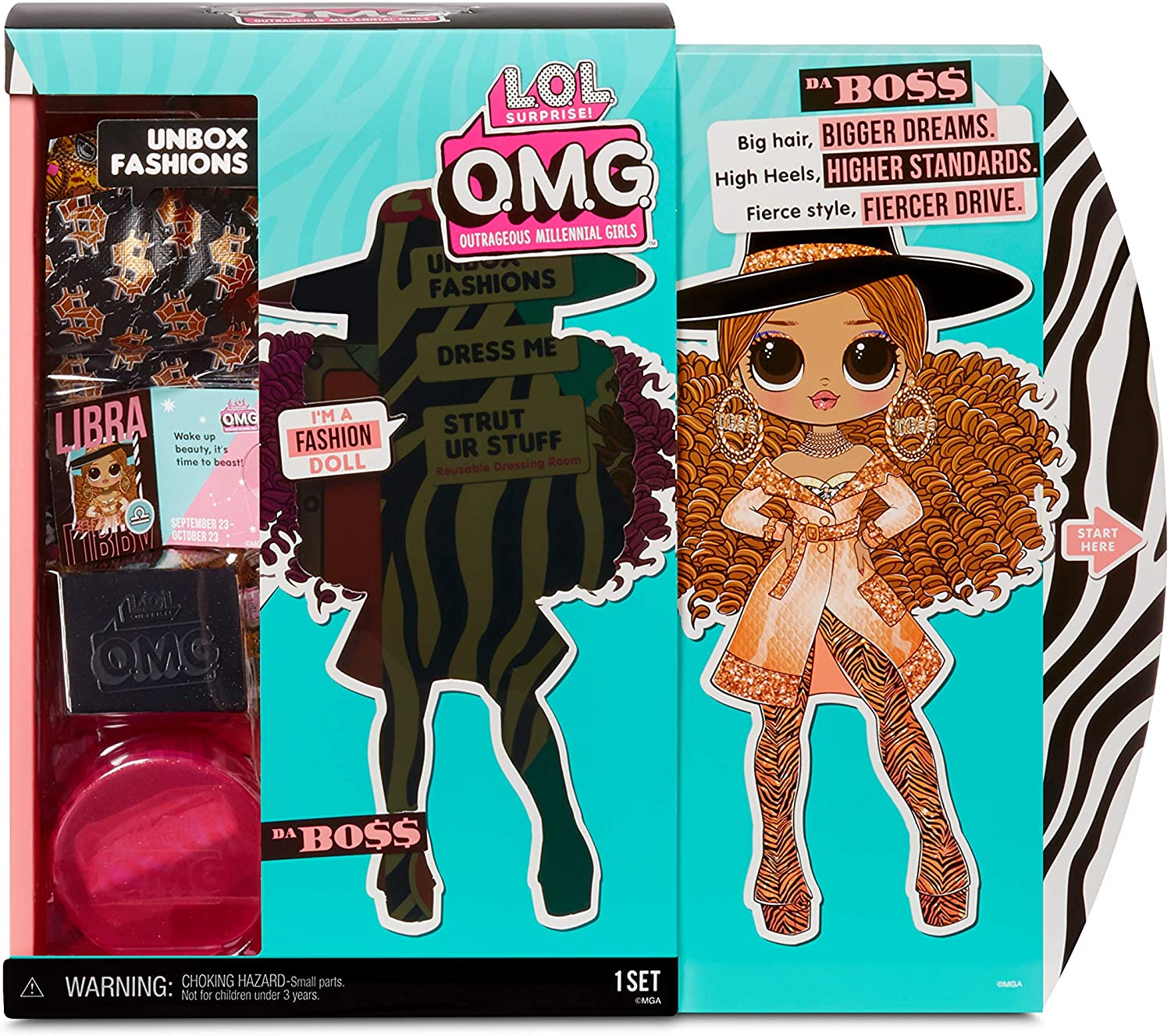 Кукла LOL Surprise! O.M.G. Series 3 Da Boss Fashion Doll with 20 Surprises — фото 3