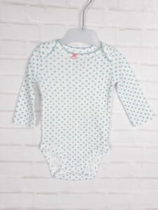 Боди синего цвета с цветами Carter's