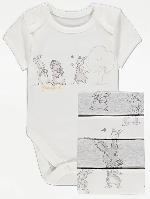 Боди белый Peter Rabbit Disney George — фото 2