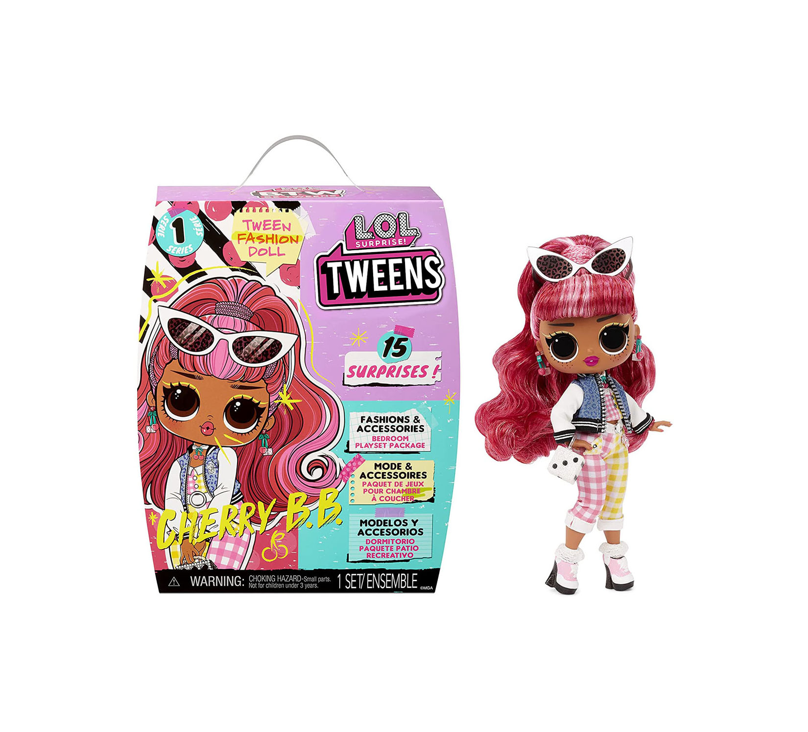 Кукла LOL Surprise Tweens Cherry BB Fashion Doll with 15 Surprises — фото 1