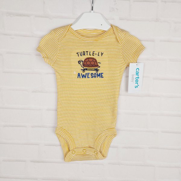 Боди жёлтый с черепахой Carter's