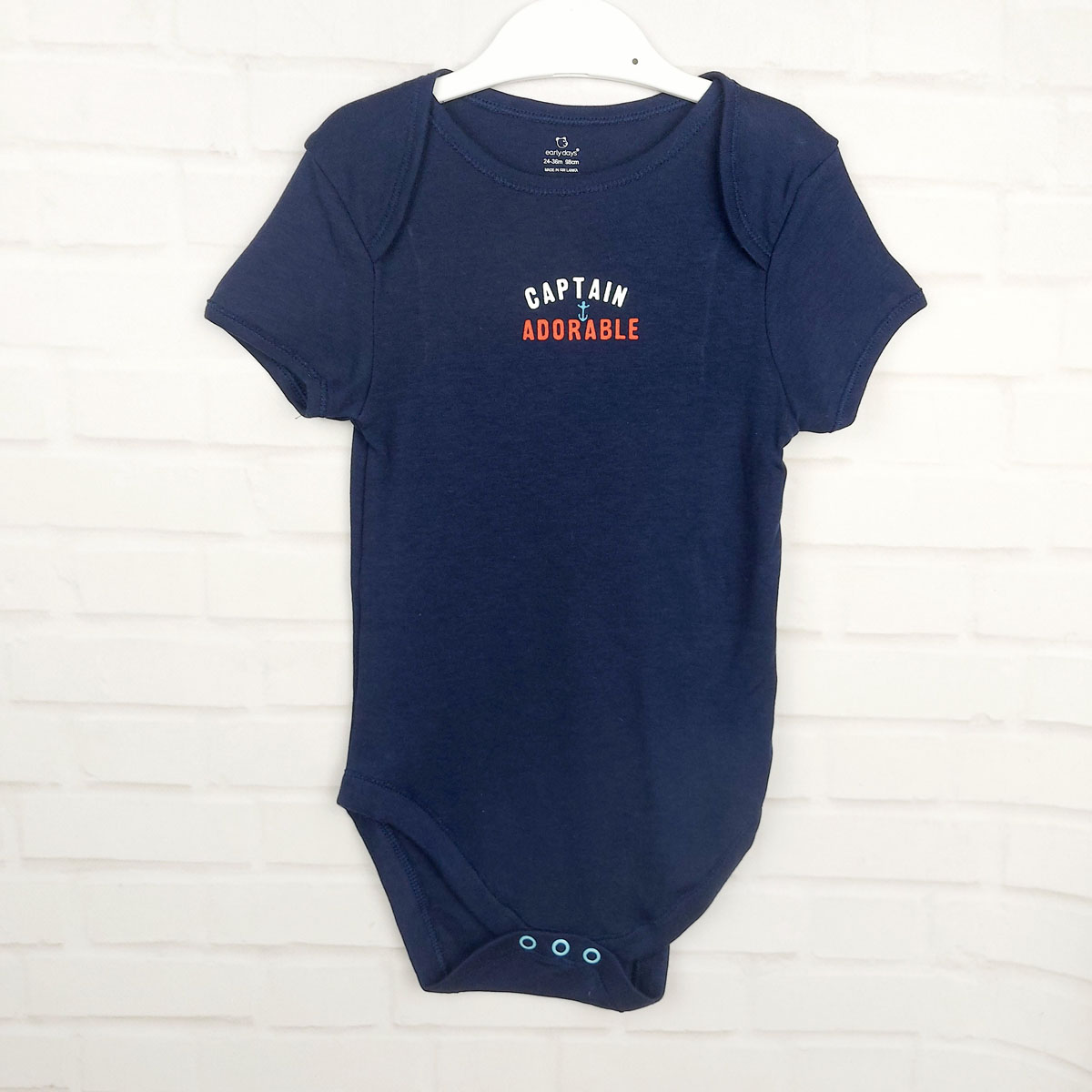 Боді синього кольору з написом Primark