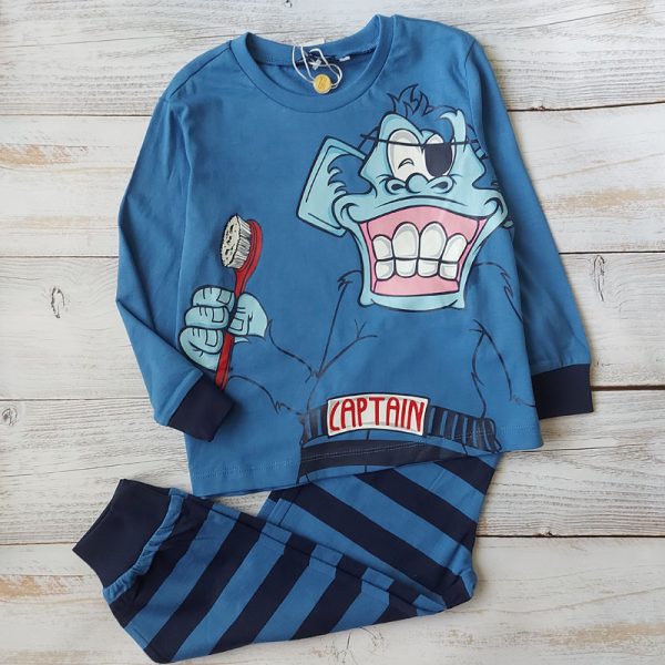 Пижама синего цвета с рисунком Original Marines