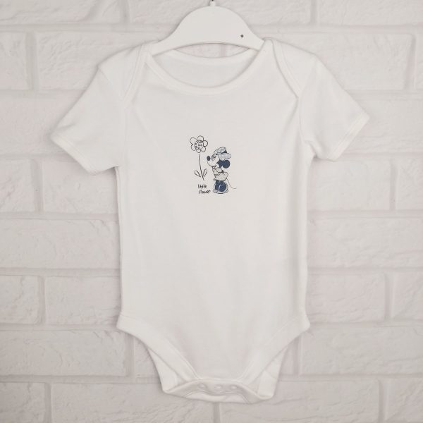 Боди с большим цветком и Minnie Mouse Disney George