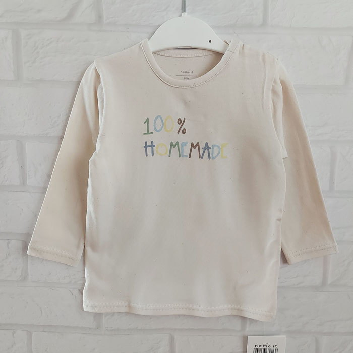 Реглан з написом 100% HOMEMADE Name it