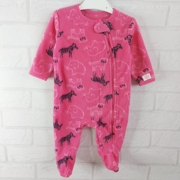 Флисовый человечек красного цвета с животными Dunnes Stores