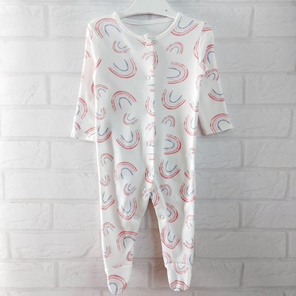 Человечек белый с радугами Matalan