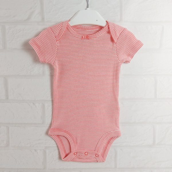 Боди с розовыми та белыми полосками Carter's