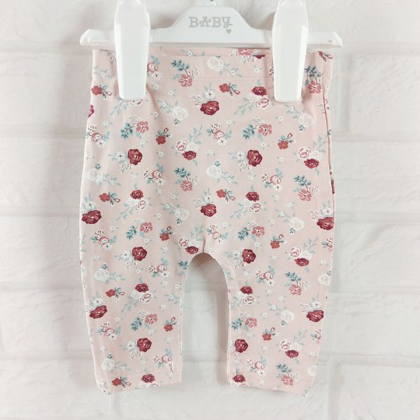 Штаны с красными та белыми розами Matalan