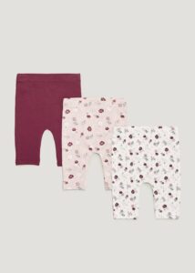 Набор трех штанов с розами Matalan