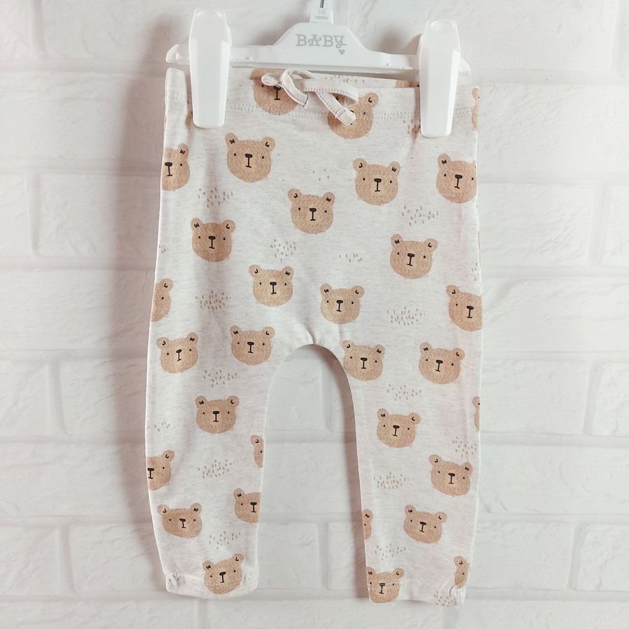 Штани з ведмедями коричневого кольору Matalan — фото 1