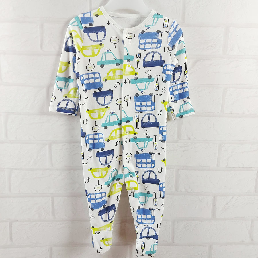 Чоловічок з великими кольоровими машинами Matalan