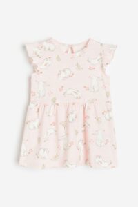 Платье розовое с кроликами H&M