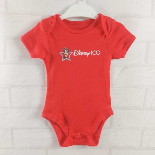 Боди красного цвета Disney 100 George
