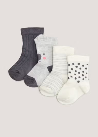 Шкарпетки білого та чорного кольору Matalan — фото 2