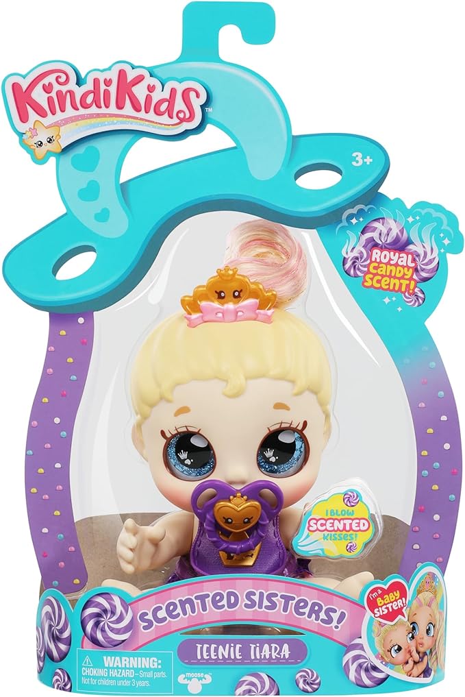 Лялька Kindi Kids Scented Sisters 6.5" Doll and 2 Accessories - Teenie Tiara (Уцінка) — фото 2
