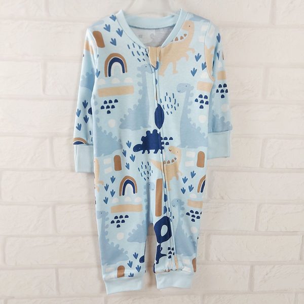 Человечек с коричневыми и голубыми динозаврами Matalan