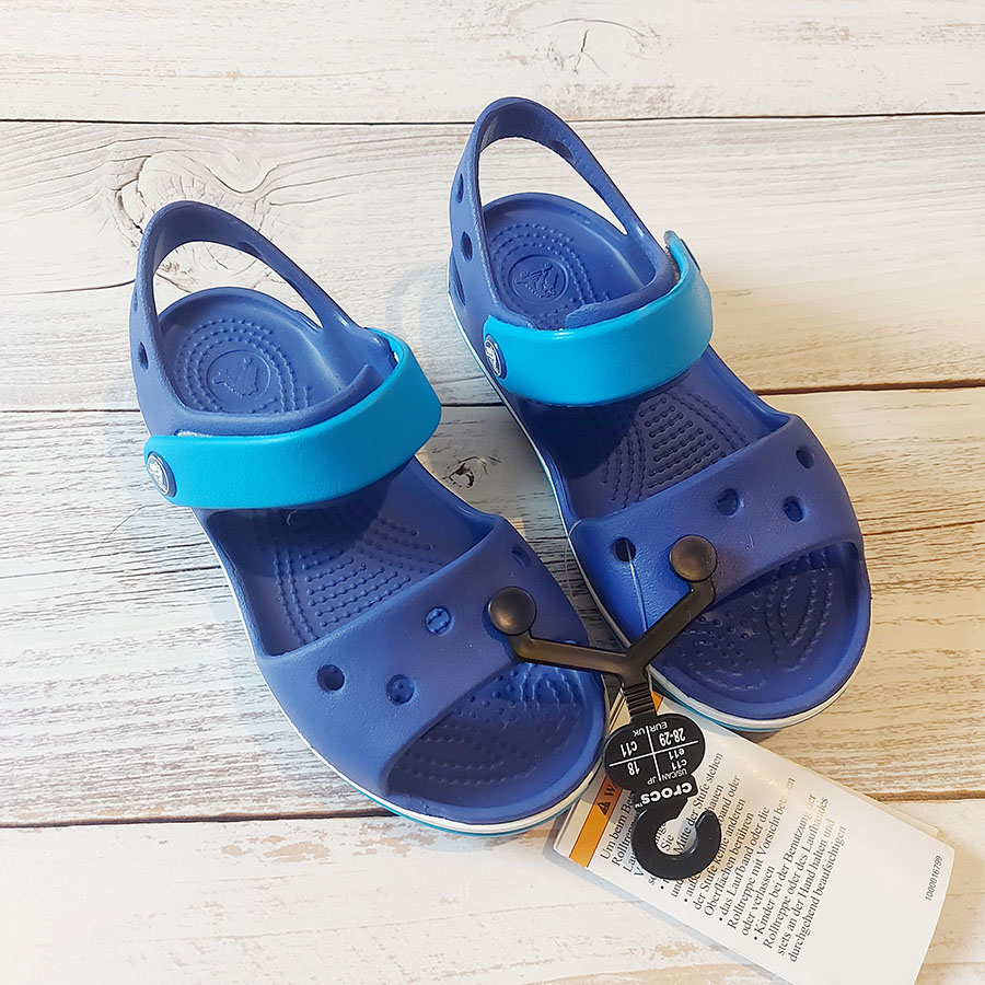 Дитячі сандалі для хлопчика сині crocband sandal Crocs
