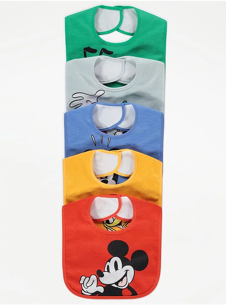 Набір 5 слинявчиків з Микки Disney George