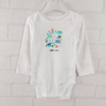 Боди с динозаврами и цветами Children place