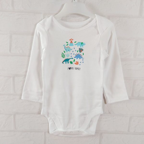Боди с динозаврами и цветами Children place